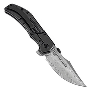 KANSEPT Orion Damascus 0.137&#039;&#039;/3.5mm Blackwash Titanium K1089A3 - KNIFESTOCK