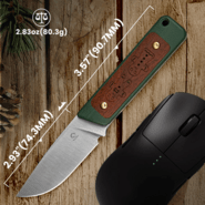 Kizer Smolt | Nitro-V | G10 &amp; Mkurut | 1063A5 | Édition Limitée de Noël - KNIFESTOCK
