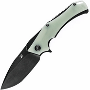 Kansept Mini Hellx Black TiCn Coated D2 Jade G10 T2008A4 - KNIFESTOCK