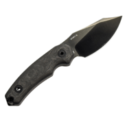 Kunwu STIFFY D. KNFS Limited Edition 50pcs VANADIS 4 DLC + Marble Carbon Fiber - KNIFESTOCK