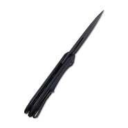 KUBEY Doris Couteau Pliant Front Flipper avec Liner Lock Manche Noir G10 KU324E - KNIFESTOCK