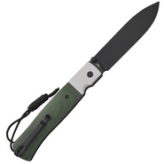 CJRB Glacier Grün, Stonewashed Stahl + Micarta - J1961-BMGN - KNIFESTOCK