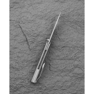 Bestech Knives VK-KUZE Dark Bead Blast Drop Point Blade, Stonewashed Titanium Handles - BT2504B - KNIFESTOCK