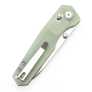 TENABLE KNIVES Beaver Stonewashed Nitro-V 0.125&#039;&#039;/3.2mm Jade G10 T1105V4 - KNIFESTOCK