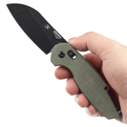 KANSEPT Model 6 Blackwash 14C28N Cross Bar Lock T1022V2 - KNIFESTOCK