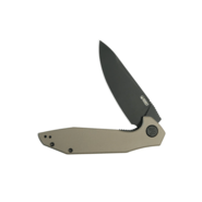 Kubey Nova Tan G10, Blackwash 14C28N KU117P - KNIFESTOCK
