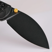Vosteed Mini Nightshade (TI) S35VN Fekete Stonewash Fekete Titán A0218 - KNIFESTOCK