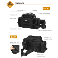Magforce Sorcerer Waistpack Black #0426B - KNIFESTOCK