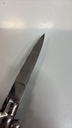 Böker Magnum Sicilian Needle vyskakovací nôž 8.2 cm OLIVE WOOD - KNIFESTOCK