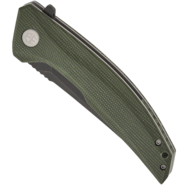 Petrified Fish PFP05 Deepsea Black Stonewash K110 Green Micarta PFP05GRMDW - KNIFESTOCK