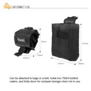 Magforce 6&quot; Utility Pouch Black #0208B - KNIFESTOCK