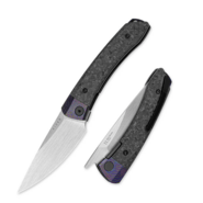 Kizer Mini MoMo M390 Timascus+Marble Carbon Fiber Ki3663A4 - KNIFESTOCK