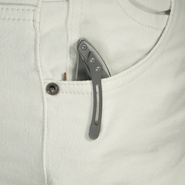 KB Cyrus Beadblast M390 Sandblast Ti KB387A - KNIFESTOCK