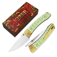 Kizer Mini MoMo S45VN AL &amp; G10 -  Xmas edition - KNIFESTOCK