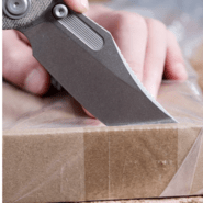 Vosteed Naga S35VN Stonewash Green Norplex UltreX™ Micarta A3902 - KNIFESTOCK