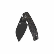 QSP Knife Chefmaster Pocket knife Blade:14C28N, dark coating, brown micarta, Linerlock QS163-C2  - KNIFESTOCK