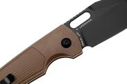 Artisan Revel Brown, Black PVD AR-RPM9, Brown FRN 1867P-BBN - KNIFESTOCK