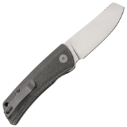 Petrified Fish PFE05 Flavorist Satin K110 Black Micarta PFE05DMP - KNIFESTOCK