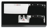 WUSTHOF ensemble couteau de chef chinois et aiguiseur - KNIFESTOCK