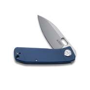 Kubey Hyde Liner Lock Folding Knife Denim Blue G10 Handle Ku2104d - KNIFESTOCK