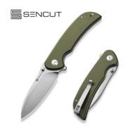 Sencut Borzam OD Green G10 Handle Satin Finished 9Cr18MoV BladeLiner Lock S2307 - KNIFESTOCK