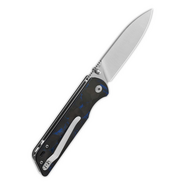 QSP Parrot V2,Satin D2, Blue Shredded CF G10 QS102-H V2 - KNIFESTOCK