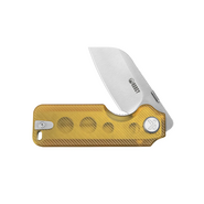 Kubey Boxer Satin 14C28N ,Ultem with Diagonal Milling KU407C - KNIFESTOCK