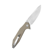 Kubey Nova Beige G10, Satin 14C28N KU117R - KNIFESTOCK