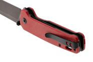 QPS Penguin V2 D2, Black Stonewash, Griff: Rotes Micarta QS130V2-D2 - KNIFESTOCK