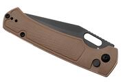 Artisan Revel Brown, Black PVD AR-RPM9, Brown FRN 1867P-BBN - KNIFESTOCK