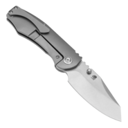 Kansept CAVEMAN Stonewashed CPM 20CV Stonewashed Titanium - KNIFESTOCK