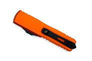 Microtech UTX-85 GEN IV D/E BLACK STANDARD ORANGE 12324-1OR - KNIFESTOCK