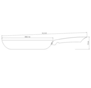 Tramontina Trento Öntöttvas serpenyő 30cm/3l 20836/030 - KNIFESTOCK