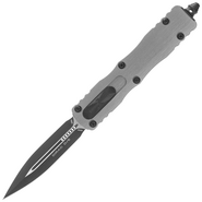 Microtech DIRAC D/E BLACK STANDARD NATURAL CLEAR 225-1NC - KNIFESTOCK