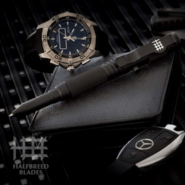 Halfbreed Blades Tactical Bolt Pen TBP-01 BLK - 6061-T6 - KNIFESTOCK