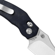 Kizer Mini Bulldog Nitro-V Richlite(Blue Canyon) V3672SA3 - KNIFESTOCK