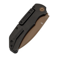 Kansept Hazard Rose Gold Belagd CPM S35VN, Blackwash Ti - KNIFESTOCK
