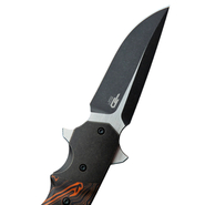 Bestech FREEFALL S35VN, Black stonewashed+Flat satin, Titanium+Black Orange G10, Black BT2007B - KNIFESTOCK