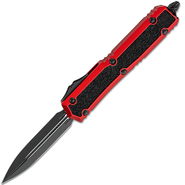 Microtech Makora 2021 Red W/ Dlc Blade Bubble Inlays, Dlc Hw 206-1DLCTRDBIS - KNIFESTOCK