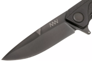 ANV Knives Z100 DLC black/Plain edge, GRN black - KNIFESTOCK