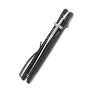 GEO Knife Ethereal Cutter SW M390 Blade Black Carbon Fiber - KNIFESTOCK