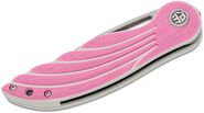 Petrified Fish PFE06 Nightingale Sand blasting 14C28N Pink G10 PFE06PKP - KNIFESTOCK