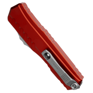 Microtech CYPHER II D/E STONEWASH PART SERRATE RED 1242-11RD - KNIFESTOCK