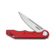KUBEY Mizo Liner Lock Couteau Pliant Front Flipper Manche G10 Rouge KU2101C - KNIFESTOCK