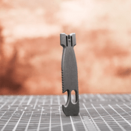 Vosteed Shark Bomb Prybar -Gray Titanium Prybar X0119 - KNIFESTOCK