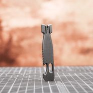 Vosteed Shark Bomb Prybar -Gray Titanium Prybar X0119 - KNIFESTOCK