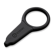 CIVIVI Quick Snip 1 pc Mini Neck KnifeBlack ABS With Rubber CoatingPlain 6Cr13 - KNIFESTOCK