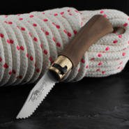 OLD BEAR® XS - STAINLESS STEEL, WALNUT HANDLE, SERRATED BLADE 9337/15_LN - KNIFESTOCK