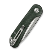Civivi Elementum Slip Joint Green Canvas Micarta HandleSatin Finished 14C28N Blade - KNIFESTOCK