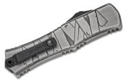 Microtech Hera® II Mini D/E Signature Series Brushed Metal Mummy Wrap Standard 1 - KNIFESTOCK